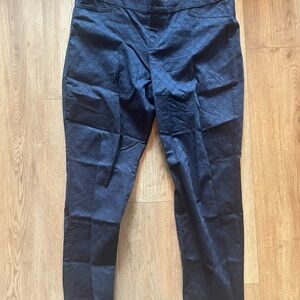 Lilly Pulitzer Navy Textured Pants